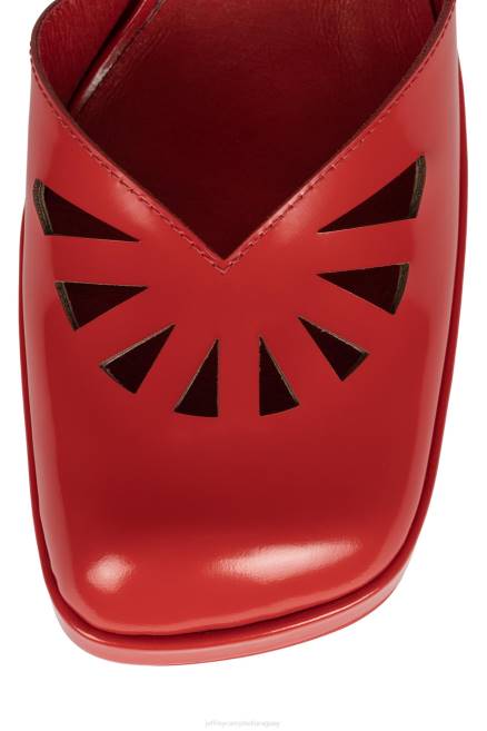 mujer maxxed Jeffrey Campbell F6JX1354 bomba de tacón caja roja