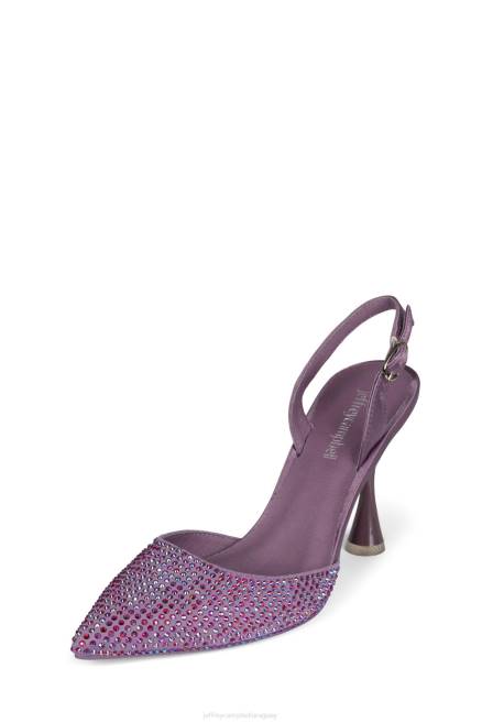 mujer zivote Jeffrey Campbell F6JX1365 bomba de tacón combo violeta