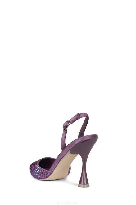 mujer zivote Jeffrey Campbell F6JX1365 bomba de tacón combo violeta