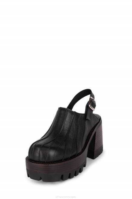 mujer cultura-s Jeffrey Campbell F6JX1680 mula de tacón negro