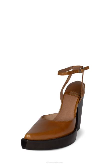 mujer disturbia Jeffrey Campbell F6JX94 mula de tacón broncearse