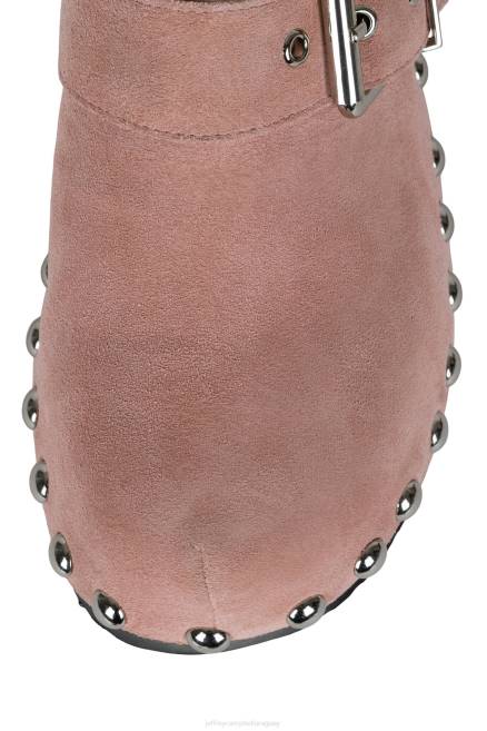 mujer ichlieb Jeffrey Campbell F6JX1718 mula de tacón ante rosa plata