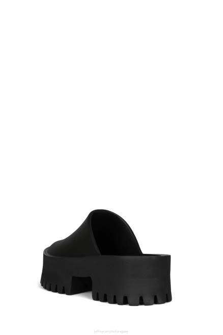 mujer obstruir Jeffrey Campbell F6JX1685 mula de tacón negro