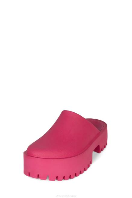 mujer obstruir Jeffrey Campbell F6JX1689 mula de tacón fucsia