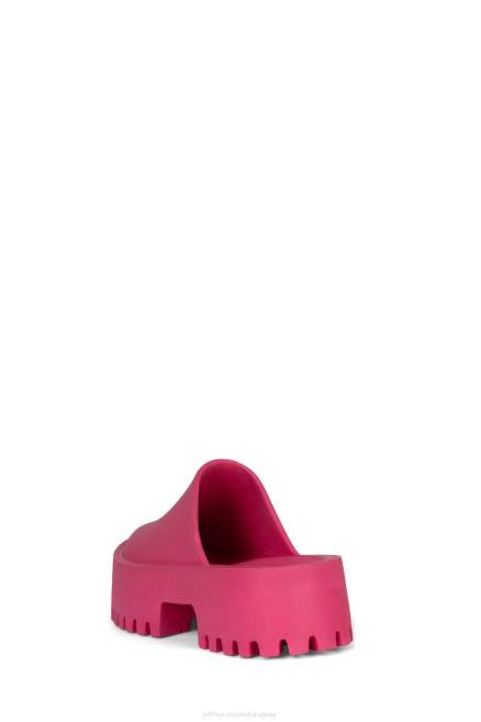 mujer obstruir Jeffrey Campbell F6JX1689 mula de tacón fucsia