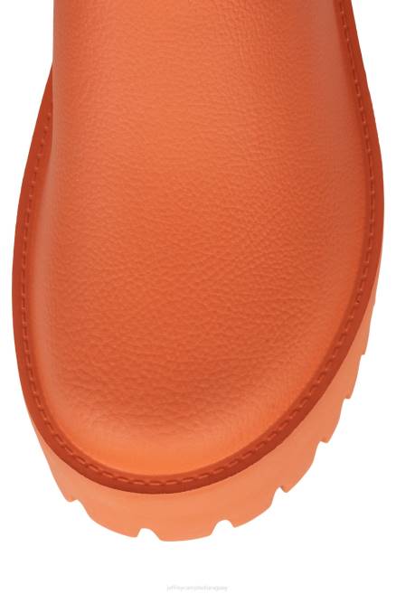 mujer obstruir Jeffrey Campbell F6JX1691 mula de tacón naranja