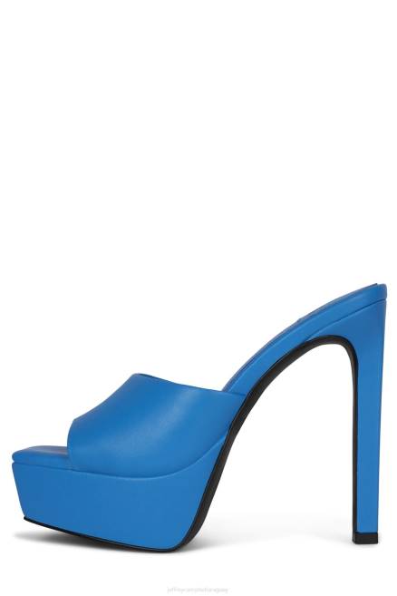 mujer va-glam Jeffrey Campbell F6JX1664 mula de tacón azul