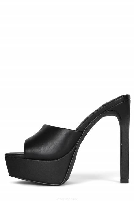 mujer va-glam Jeffrey Campbell F6JX1666 mula de tacón negro