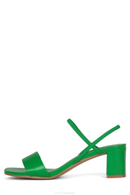 mujer adaptar Jeffrey Campbell F6JX90 sandalia de tacón verde