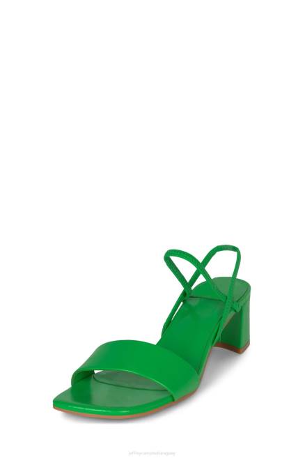 mujer adaptar Jeffrey Campbell F6JX90 sandalia de tacón verde