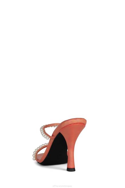 mujer akoya-p Jeffrey Campbell F6JX1505 sandalia de tacón espejismo rojo