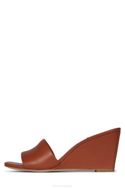 mujer apetito Jeffrey Campbell F6JX1634 sandalia de tacón naranja quemada