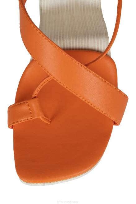 mujer arbelos Jeffrey Campbell F6JX114 sandalia de tacón naranja