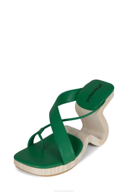 mujer arbelos Jeffrey Campbell F6JX115 sandalia de tacón verde