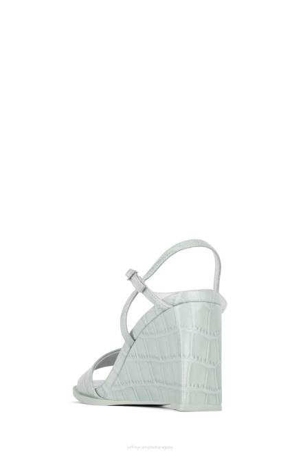 mujer chica-2 Jeffrey Campbell F6JX1590 sandalia de tacón coco menta