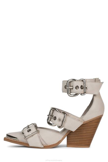 mujer emilio Jeffrey Campbell F6JX52 sandalia de tacón plata marfil