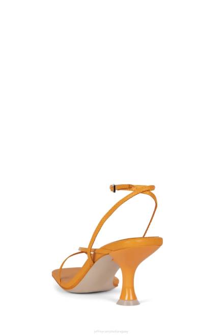 mujer flujox Jeffrey Campbell F6JX1492 sandalia de tacón naranja claro