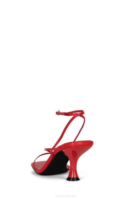 mujer flujox Jeffrey Campbell F6JX1493 sandalia de tacón rojo