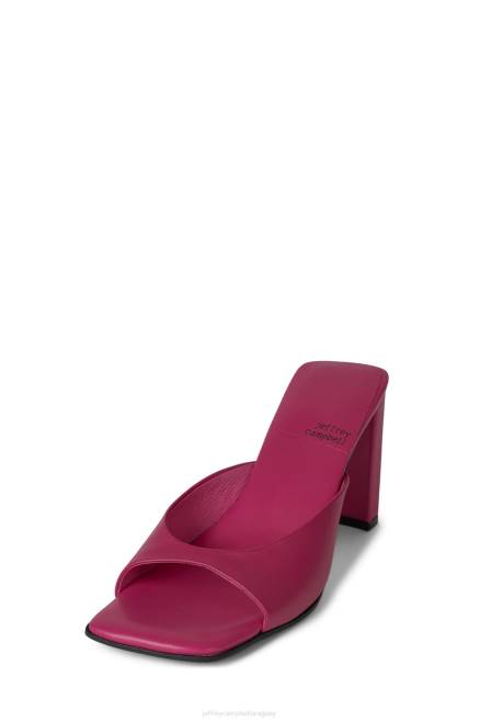 mujer inspirado Jeffrey Campbell F6JX1454 sandalia de tacón fucsia