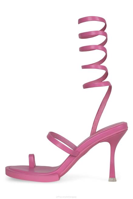 mujer luzia-rt Jeffrey Campbell F6JX1581 sandalia de tacón Rosa brillante