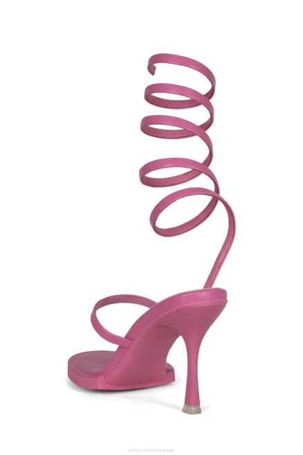 mujer luzia-rt Jeffrey Campbell F6JX1581 sandalia de tacón Rosa brillante