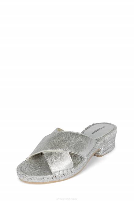 mujer monada Jeffrey Campbell F6JX1560 sandalia de tacón plata