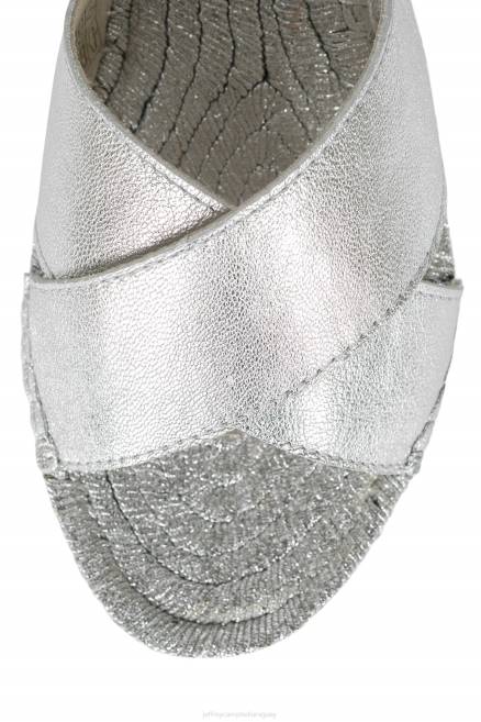 mujer monada Jeffrey Campbell F6JX1560 sandalia de tacón plata