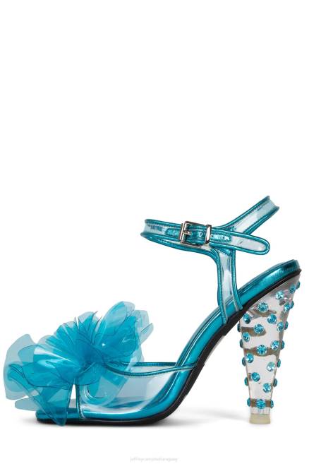 mujer no-2-presumir Jeffrey Campbell F6JX1498 sandalia de tacón azul claro azul