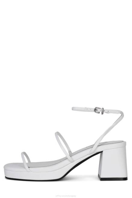 mujer orquídea Jeffrey Campbell F6JX1479 sandalia de tacón blanco