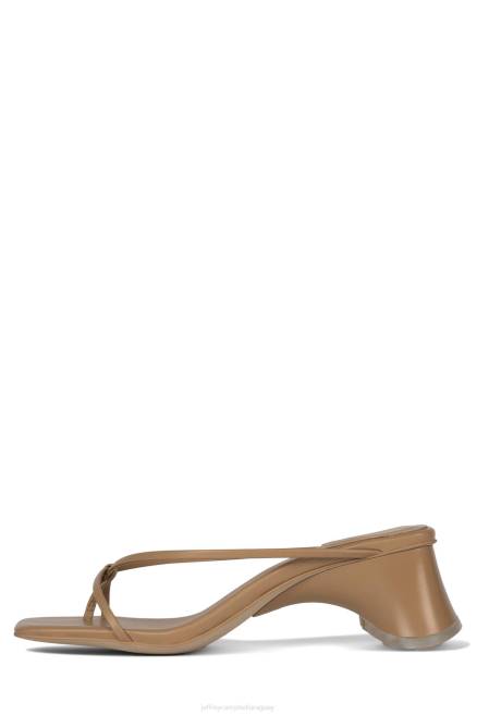 mujer ponerse en marcha Jeffrey Campbell F6JX71 sandalia de tacón natural