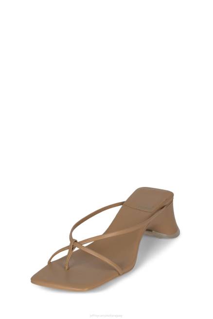 mujer ponerse en marcha Jeffrey Campbell F6JX71 sandalia de tacón natural