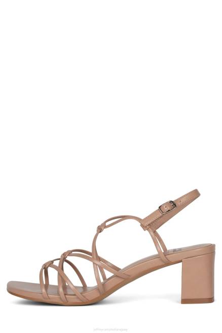 mujer socializar Jeffrey Campbell F6JX67 sandalia de tacón natural