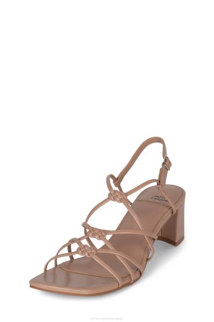 mujer socializar Jeffrey Campbell F6JX67 sandalia de tacón natural