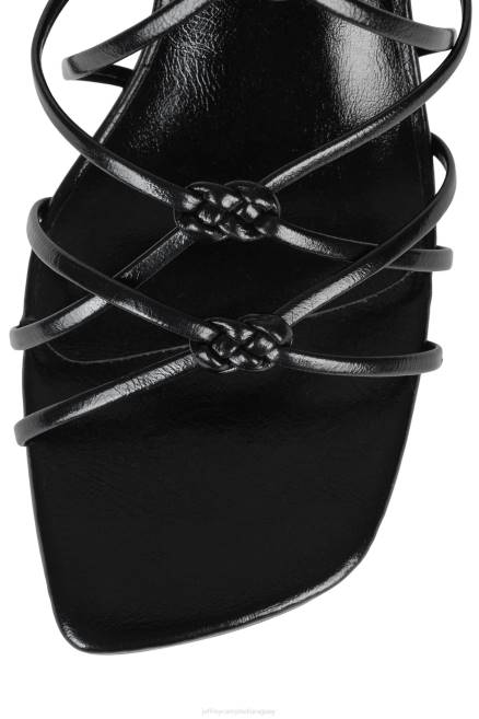 mujer socializar Jeffrey Campbell F6JX68 sandalia de tacón negro