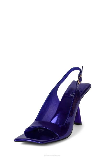 mujer surrealista Jeffrey Campbell F6JX1458 sandalia de tacón charol azul